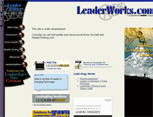 Tablet Screenshot of leaderworks.com